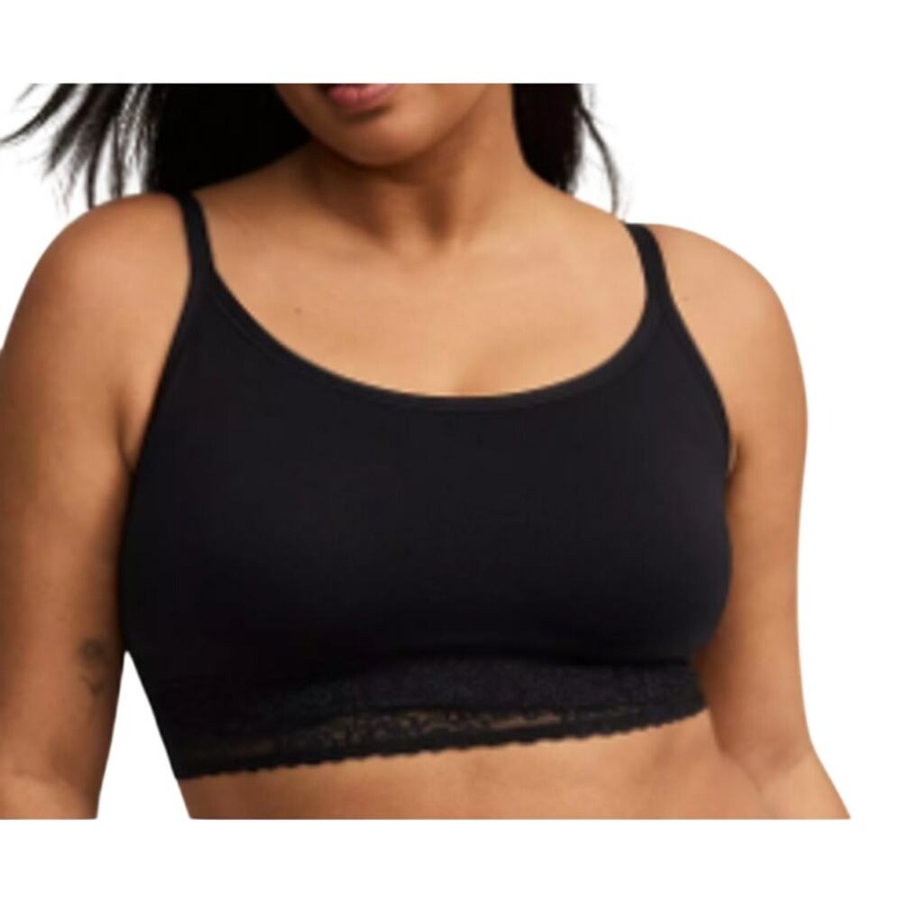 Torrid Lightly Lined Seamless Lace Band Bralette Womens 3 3X